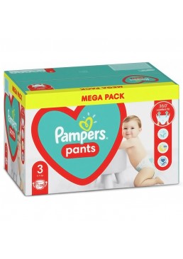 Підгузки-трусики дитячі Pampers Pants, розмір 3 (6–11 кг), 128 шт